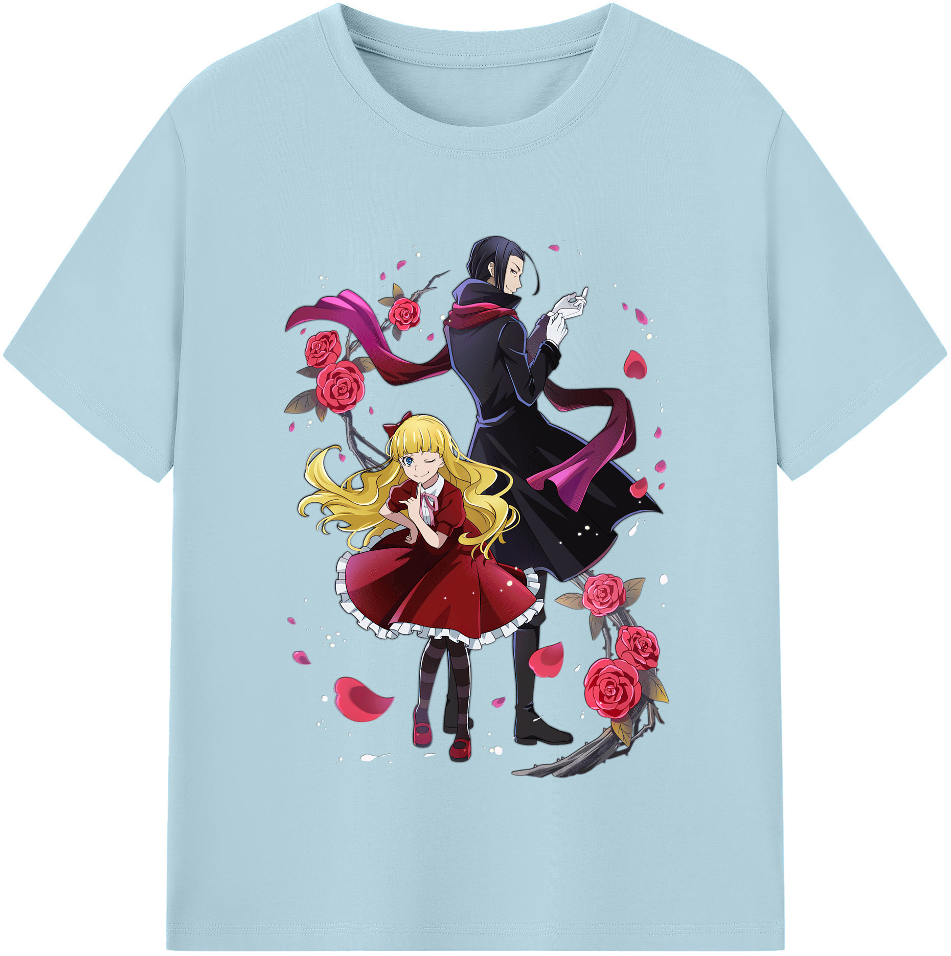 （画像用） 文豪ストレイドッグス Bungo Stray Dogs 綿100％半袖Tシャツ（フロントプリント）